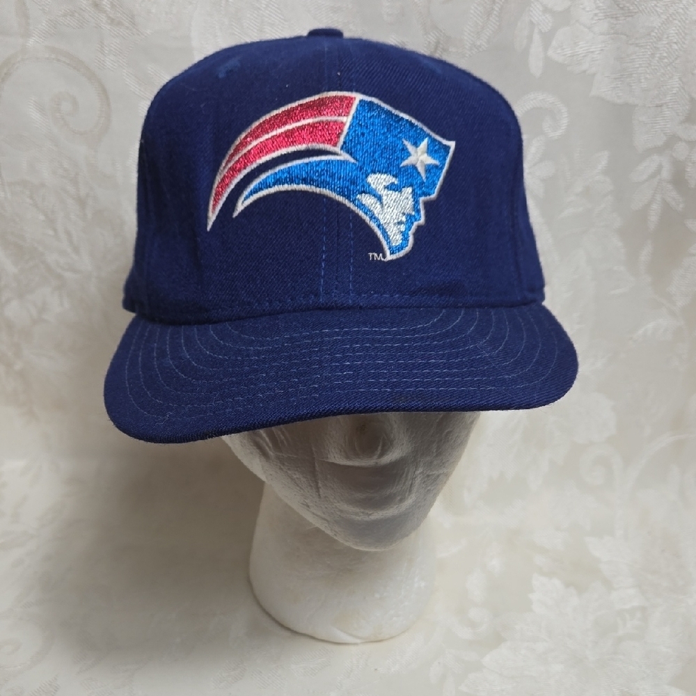 New Era 5950 VIntage New Enhland Patriots Blue Baseball Cap Embroidered Logo